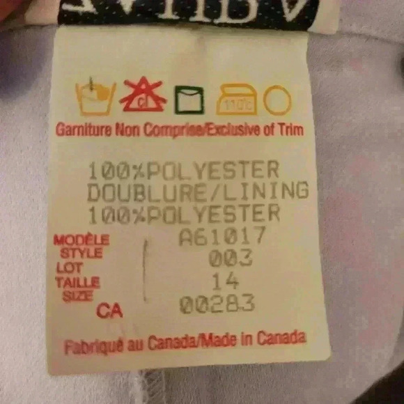 Vintage 90s Zahra Paris Star Mauve Skirt Suit Set Women’s Size 14 Made in Canada - Picture 8 of 11